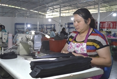 扶貧車間開出幸福花